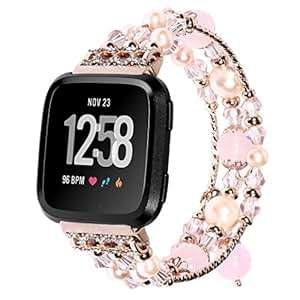 Colorful Watch Strap Watch Strap Fitbit Versa Colorful TM New Fashion Sports Beaded Strap Wrist