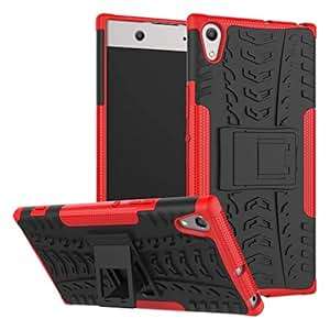 SMTR Sony Xperia XA1 Ultra 6.0 Case Built-in Kickstand Hybrid Armor Case Detachable 2 in 1 Shockp