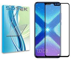SDTEK Huawei Honor 8X Full Glass Screen Protector Premium Tempered Glass Screen Protector Huawei