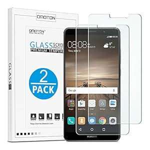 2 Pack OMOTON Huawei Mate 9 Screen Protector Tempered Glass Screen Protector for Huawei Mate 9 with