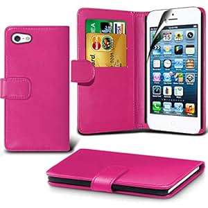 IPHONE 7 PLUS CASE HIGH QUALITY LEATHER BOOK CASE iPhone 7 Plus Case iPhone 7 Plus Cover PINK