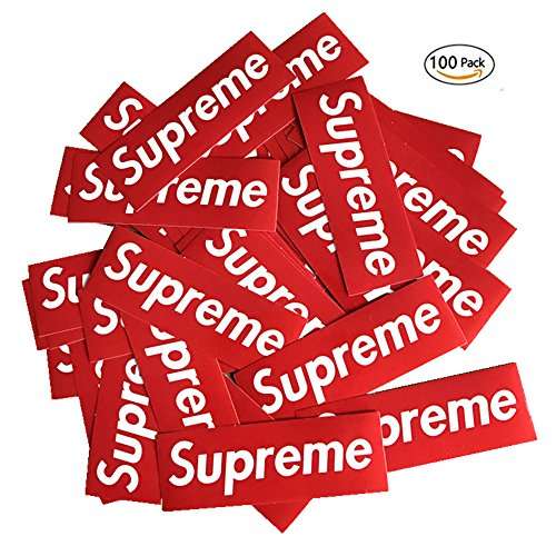 100 Piece Supreme Stickers Waterproof And Oil Proof Supreme Sticker; Car; Suprem