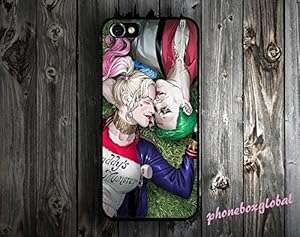 HARLEY QUINN ROMANTIC PARODY APPLE IPHONE CASE COVER FITS IPHONE 6, BLACK CASE
