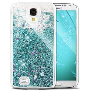 Samsung Galaxy S4 CaseGalaxy S4 CoverEMAXELERS Glitter Flowing Liquid Floating Moving Hard Protec