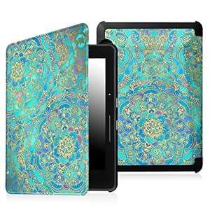 Fintie Kindle Voyage SmartShell Case The Thinnest and Lightest Protective PU Leather Cover with