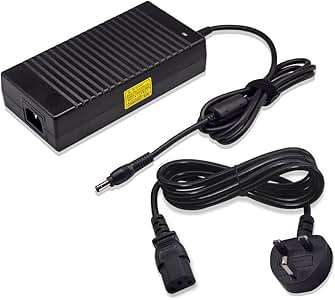 Delippo 19.5V 11.8A 230W Laptop Replacement AC Adapter Charger Asus ROG (19.5V 11.8A 7.4X5.0mm)