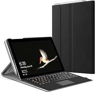 MoKo Case Microsoft Surface Go Ultra Lightweight Shell Case StPencil Holde (1 Black)
