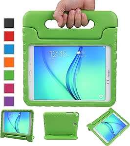 NEWSTYLE Samsung Galaxy Tab A 9.7 Shockproof Case Light Weight Kids Case Super Protection C (Green)
