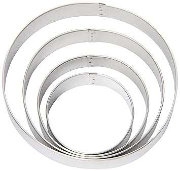 Wilton Circles Nesting Cookie Cutter Set Biscuit Shortbread Cut Outs