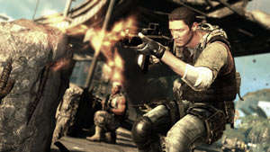 Ops Commander Cullen Gray in SOCOM 4: U.S. Navy SEALs