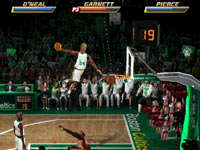 Paul Pierce throwing down on former members of the Cleveland Cavaliers
