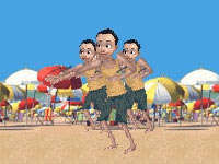 Dance screen from Rio: The Video Game for DS