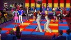Sims from all eras in the disco in The Sims 3 70s, 80s and 90s Stuff Sims from all eras in the disco in The Sims 3 70s, 80s and 90s Stuff