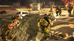 Shooting from behind cover in Army of Two: The 40th Day