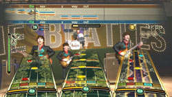 Rock Band style play across all eras of The Beatles' career in The Beatles: Rock Band