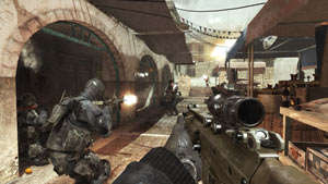 Urban squad based combat from Call of Duty: Modern Warfare 3
