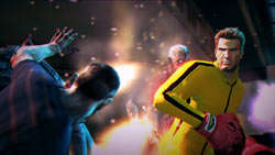 Hero, Chuck Greene knocking out zombies in Dead Rising 2