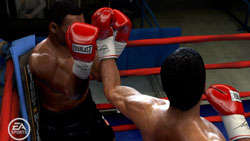 Tyson trying to block an Ali jab in 'Fight Night Round 4'