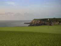 A course from overlooking the ocean in Tiger Woods PGA Tour 13