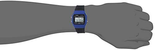 Casio Men's 'Vintage' Quartz Plastic and Resin Casual Watch, Color:Black (Model: F-91WM-2ACF)