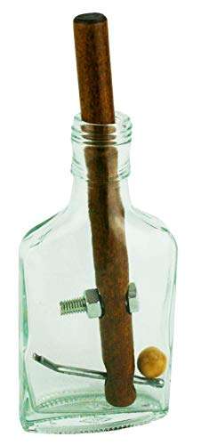 Glass Bottle Puzzle True Genius Brain teasers Adult Puzzle...