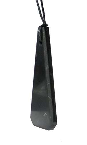 Karelia Shungite Pendant. EMF Protection Stone. Genuine Shungite and Highest Quality Guarantee.