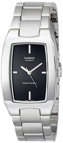 Casio Men's MTP1165A-1C Silver-Tone Analog Bracelet Watch