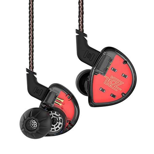 Newest KZ ES4 in Ear Monitors Armature and Dynamic Hybrid Headset Ear Earphone Earbuds HiFi B..
