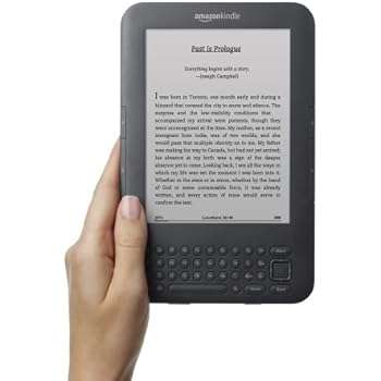 Kindle 3rd Gen, Wi-Fi, 4GB, 6" E Ink with Keyboard - includes Offers & Screensavers - with e-Books!