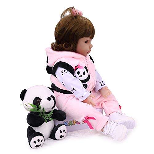 Kaydora Reborn Baby Doll,Lifelike Reborn Toddler Girl,18 inch Weighted Baby Doll...