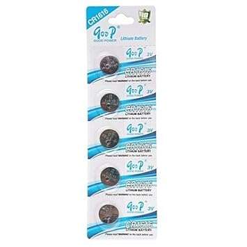 CR 1616 BATTERIES 5 PIECE