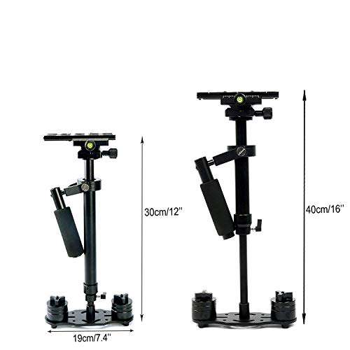 YaeKoo Handheld Stabilizer for Steadicam DV DSLR Camera Video - 16"/40cm