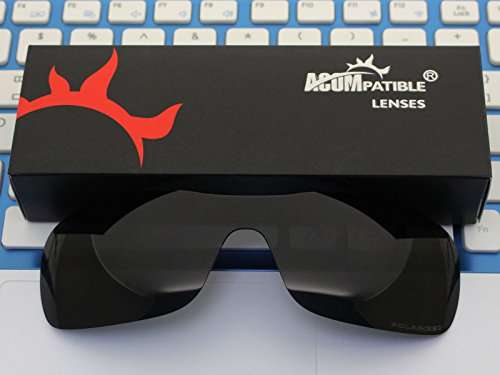 Replacement Polarized Lenses for Oakley Antix Sunglasses (Black)