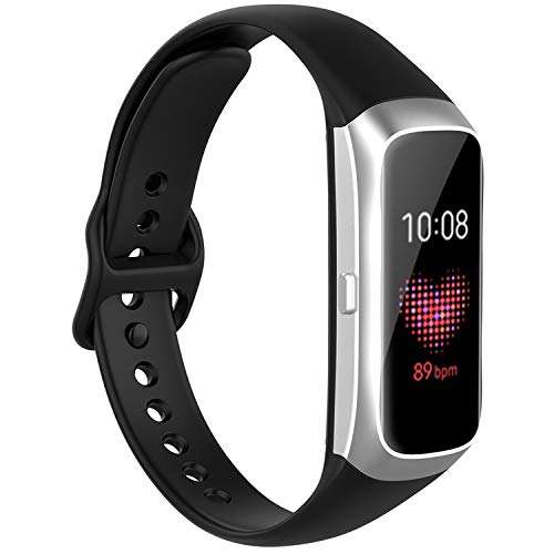 Fit for Samsung Galaxy Fit SM-R370 Bands, Adjustable Soft Silicone Replacement Watch Band Straps ...