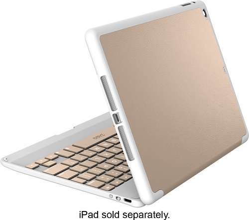 ZAGG Folio Case Hinged with Bluetooth Keyboard for iPad Air - Rose Gold