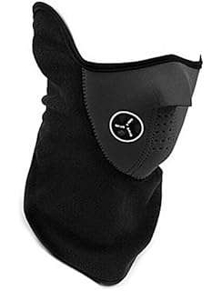 Black Motorcycle Neck Warmer Baraclava Scarf