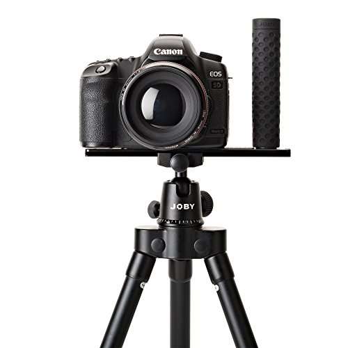 JOBY Hand Grip with UltraPlate 208 for DSLR Cameras, Mirrorless Cameras and Tripods