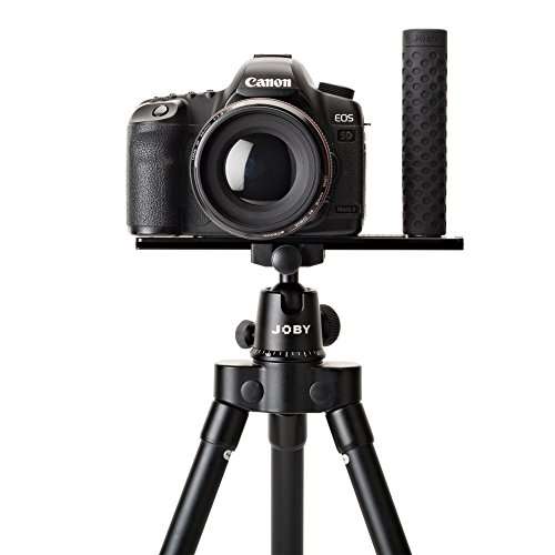 JOBY Hand Grip with UltraPlate 208 for DSLR Cameras, Mirrorless Cameras and Tripods