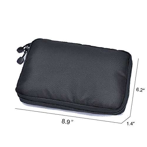 Electronics Organizer, Waterproof Travel Business Trip Storage Bag for Cables, iPad(up To 9.7"), Me