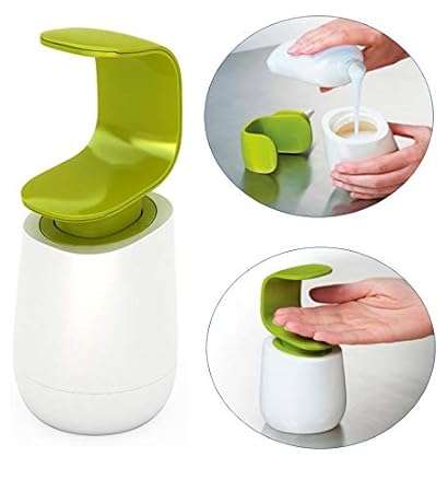 Lukzer Refillable C-Shaped Liquid Soap Dispenser Bottle for ...