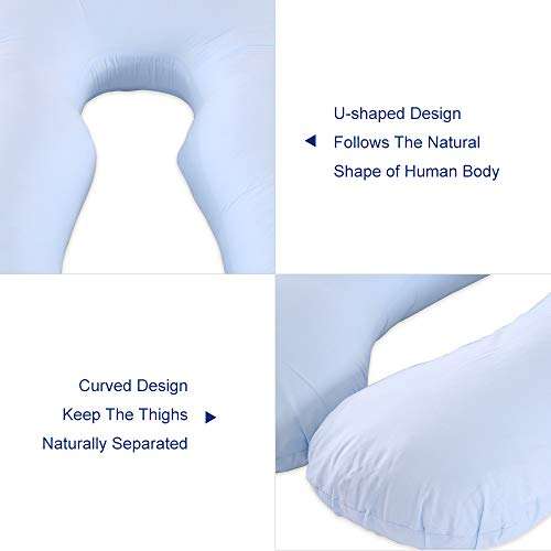 Pregnancy Pillow - Full Body Pillow for Pregnancy and Nursing Women - U Shaped Maternity..