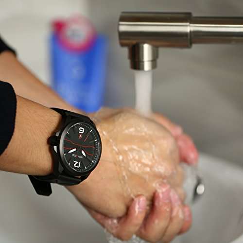 Mens Watches Leather Band Calendar Casual Watches for Men