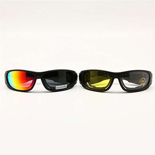 Daisy C6 Polarized Ballstic Army Sunglasses Rx Insert Military Tactical Goggles