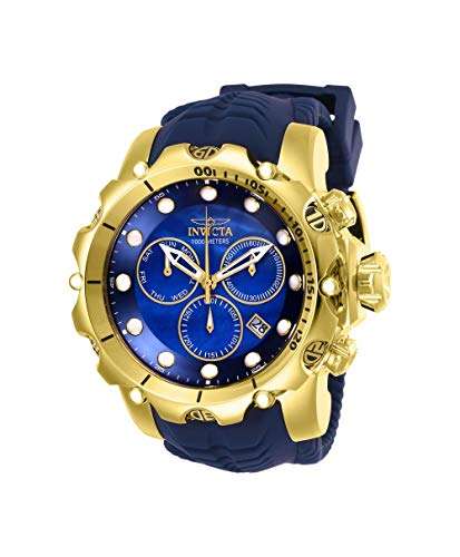 Invicta Men's 52mm Venom Sea Dragon Gen II Swiss Quartz Chronograph Strap Watch (26245)