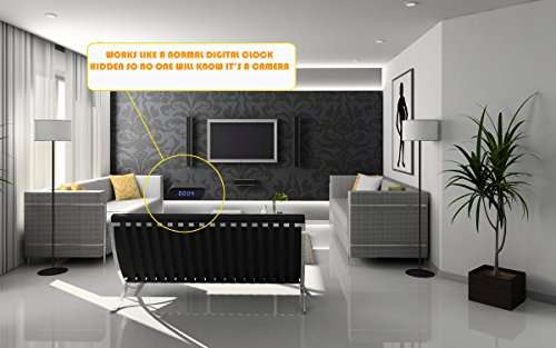 Wireless Wifi HD 1080P Hidden Camera Nanny Cam Hidden Camera Clock Motion Detection Camera Mini Spy