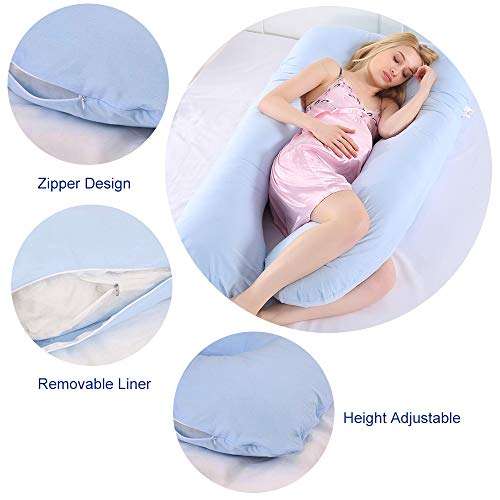 Pregnancy Pillow - Full Body Pillow for Pregnancy and Nursing Women - U Shaped Maternity..