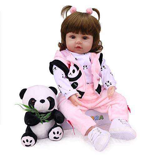 Kaydora Reborn Baby Doll,Lifelike Reborn Toddler Girl,18 inch Weighted Baby Doll...