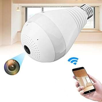 WIFI Camera Panoramic 360 View Smart Light Bulb Camera Monitoring