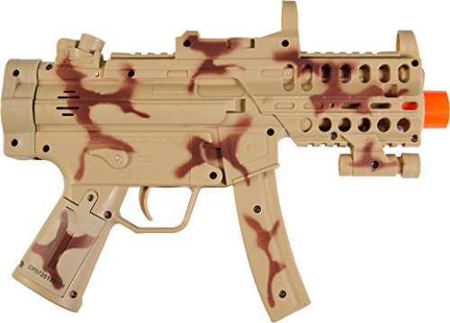 Maxx Action 11.5" Toy Mini Machine Gun with Electronic Sound, Lights, and Vibration - Camo