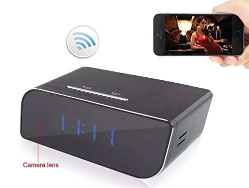 Wireless Wifi HD 1080P Hidden Camera Nanny Cam Hidden Camera Clock Motion Detection Camera Mini Spy